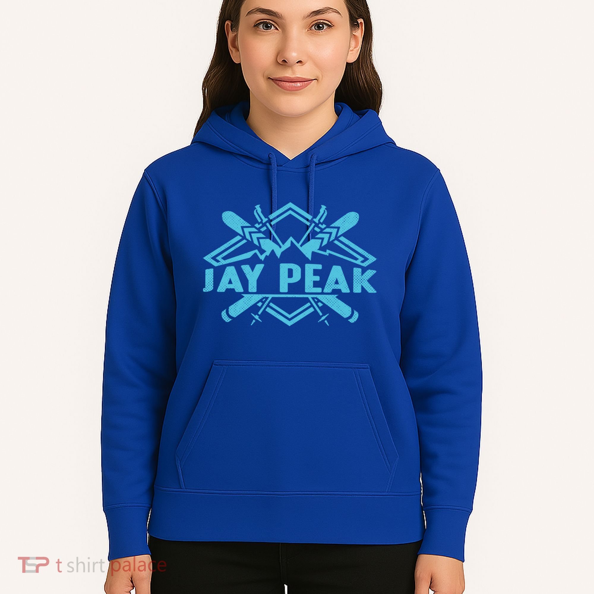 Skiing Mountains Skier Downhill Ski Resort Jay Peak Meaningful Gift Hoodie