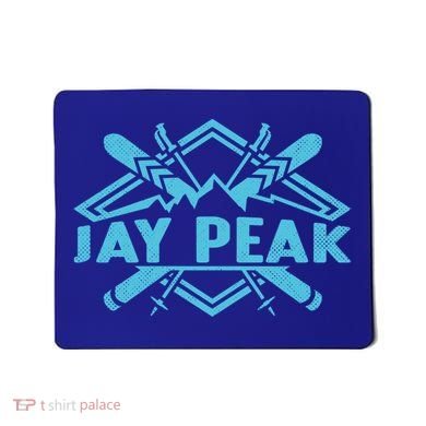 Skiing Mountains Skier Downhill Ski Resort Jay Peak Meaningful Gift Mousepad