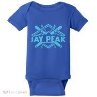 Skiing Mountains Skier Downhill Ski Resort Jay Peak Meaningful Gift Baby Bodysuit thumb 0