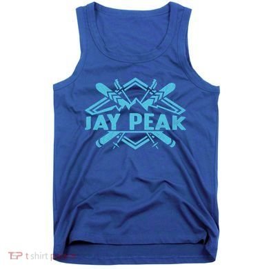 Skiing Mountains Skier Downhill Ski Resort Jay Peak Meaningful Gift Tank Top