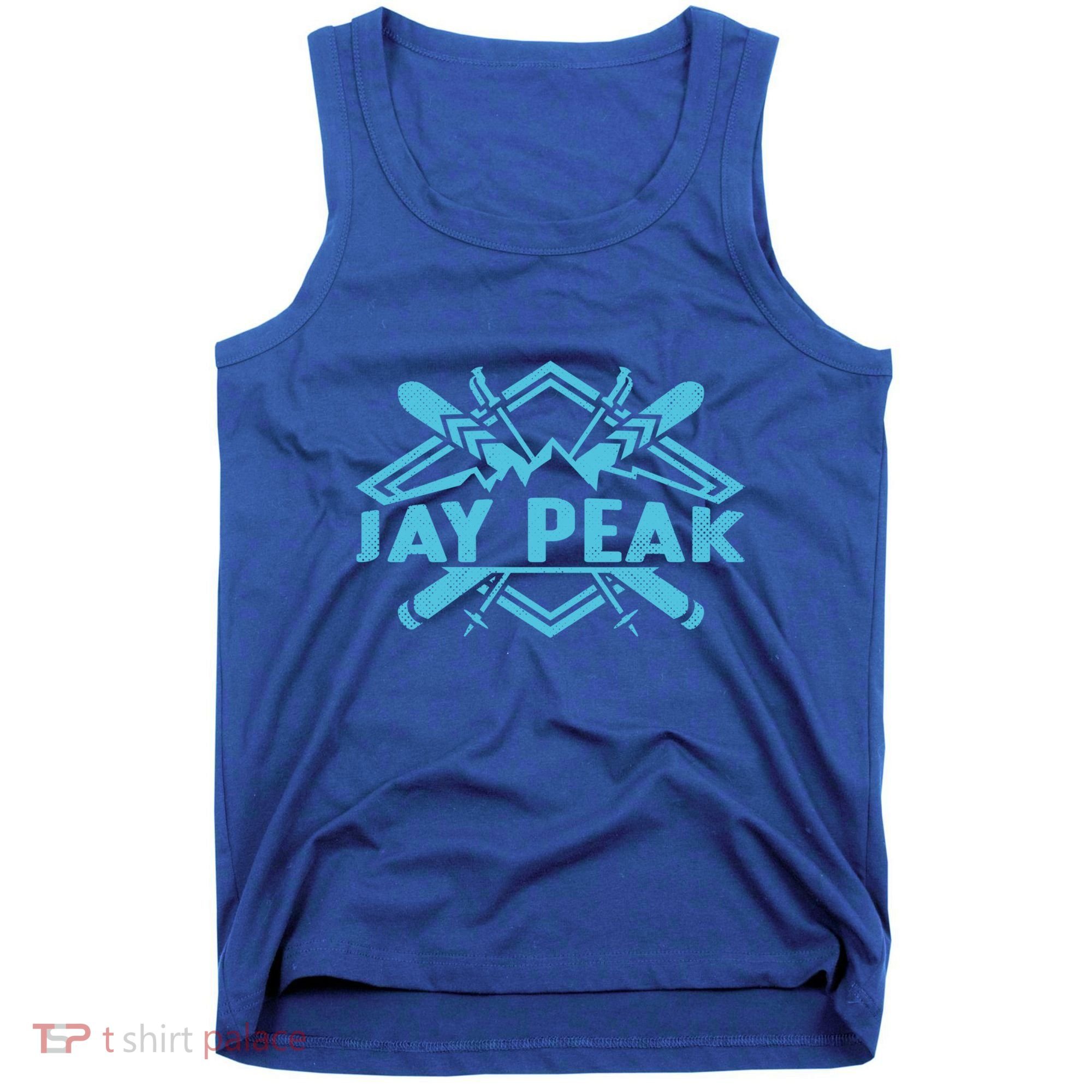 Skiing Mountains Skier Downhill Ski Resort Jay Peak Meaningful Gift Tank Top