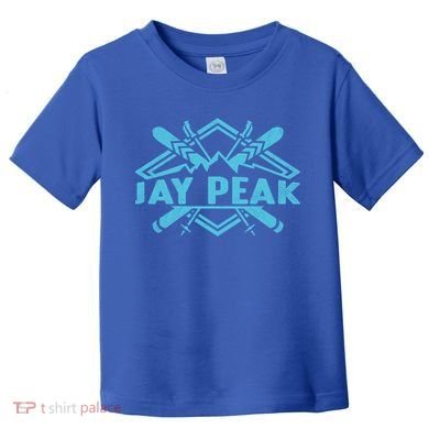 Skiing Mountains Skier Downhill Ski Resort Jay Peak Meaningful Gift Toddler T-Shirt