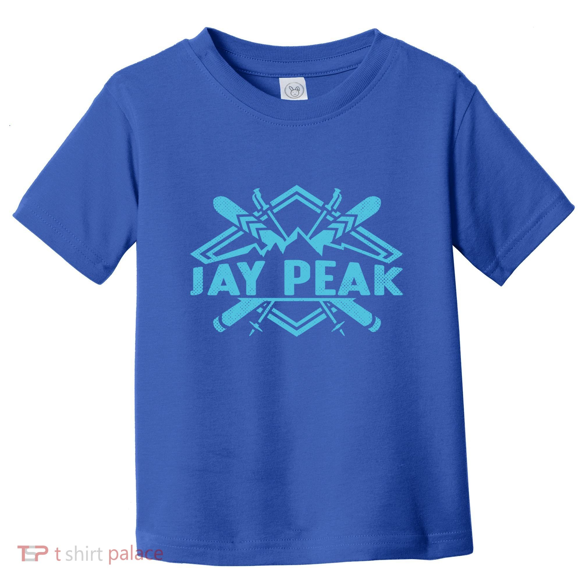 Skiing Mountains Skier Downhill Ski Resort Jay Peak Meaningful Gift Toddler T-Shirt