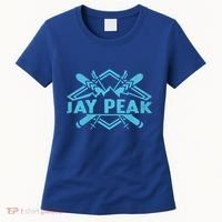 Skiing Mountains Skier Downhill Ski Resort Jay Peak Meaningful Gift Women's T-Shirt thumb 0