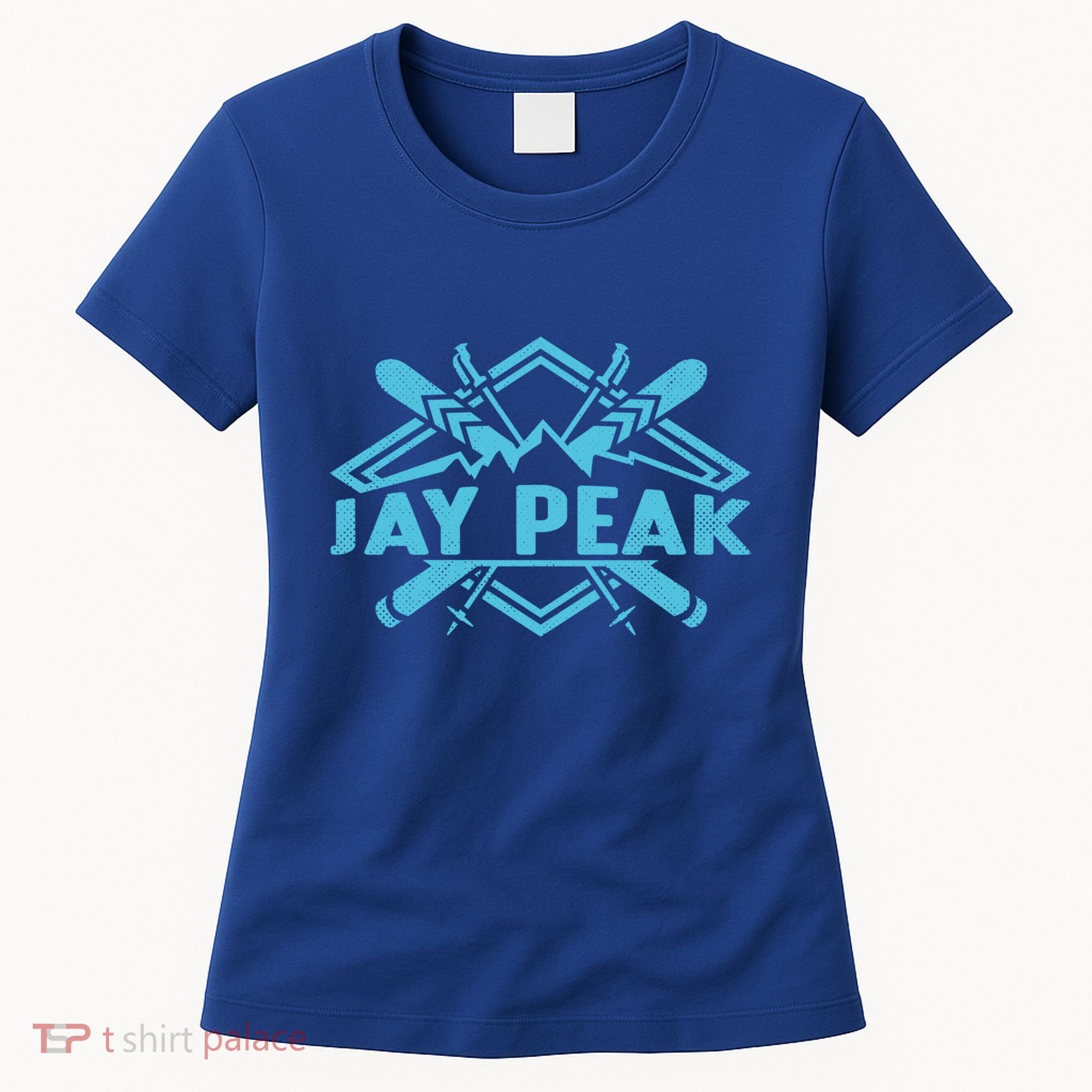 Skiing Mountains Skier Downhill Ski Resort Jay Peak Meaningful Gift Women's T-Shirt