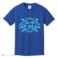 Skiing Mountains Skier Downhill Ski Resort Jay Peak Meaningful Gift Kids T-Shirt thumb 0