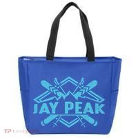 Skiing Mountains Skier Downhill Ski Resort Jay Peak Meaningful Gift Tote Bag thumb 0