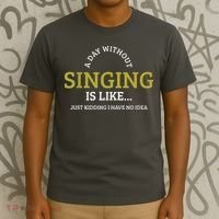 Singing Music Singer T-Shirt thumb 3