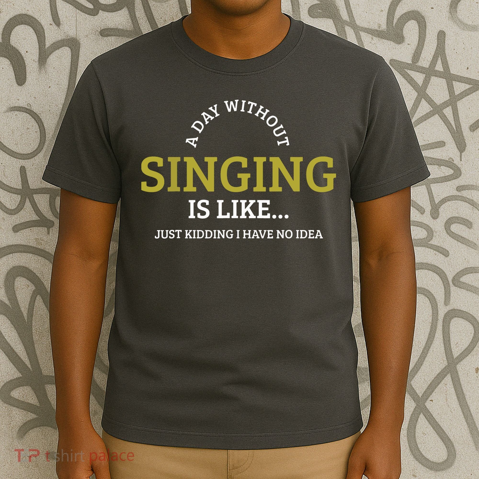 Singing Music Singer T-Shirt