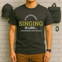 Singing Music Singer T-Shirt thumb 6