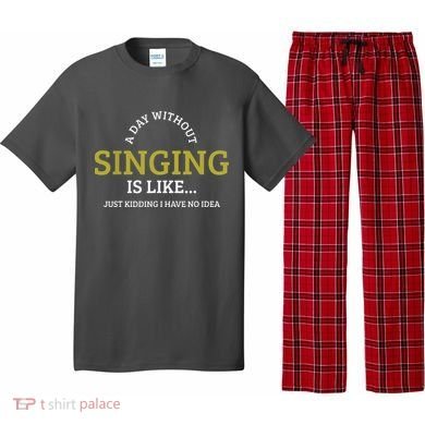 Singing Music Singer Pajama Set