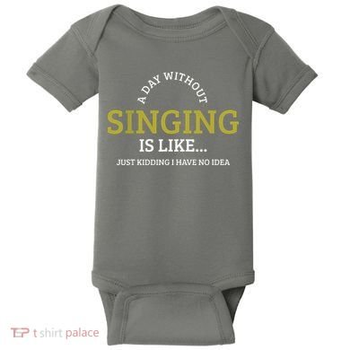Singing Music Singer Baby Bodysuit