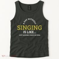 Singing Music Singer Tank Top thumb 2