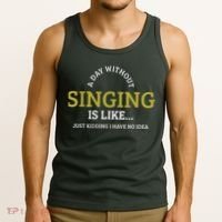 Singing Music Singer Tank Top thumb 3