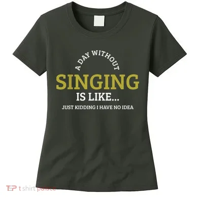 Singing Music Singer Women's T-Shirt