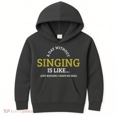Singing Music Singer Kids Hoodie