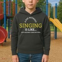 Singing Music Singer Kids Hoodie thumb 2