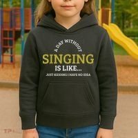Singing Music Singer Kids Hoodie thumb 3