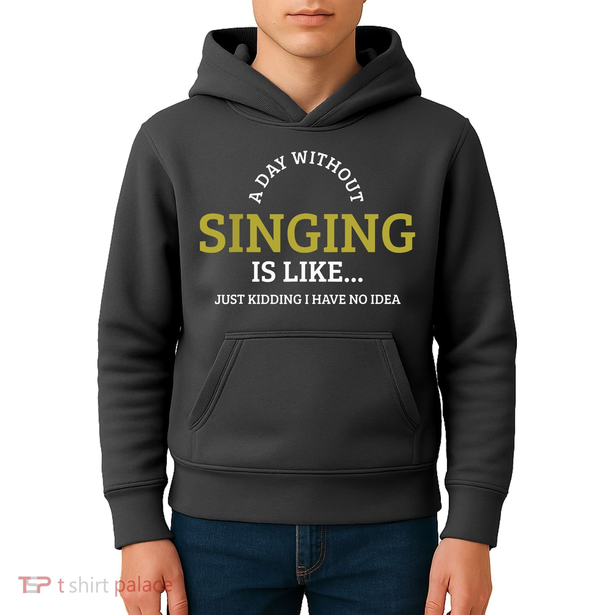 Singing Music Singer Kids Hoodie