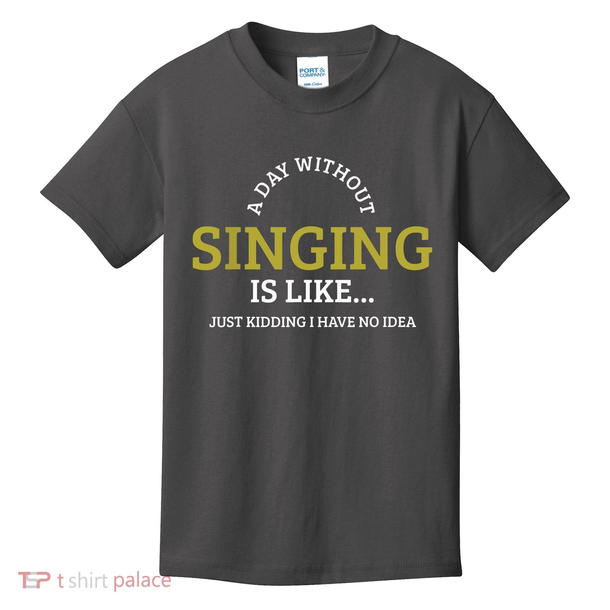 Singing Music Singer Kids T-Shirt
