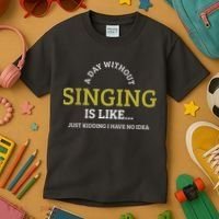 Singing Music Singer Kids T-Shirt thumb 3