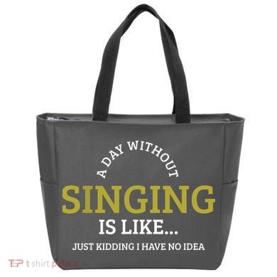 Singing Music Singer Tote Bag