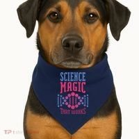 Science Magic That Works USA-Made Doggie Bandana thumb 1