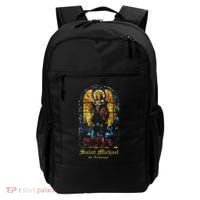 Saint Michael The Archangel St. Michael Stained Glass Backpack thumb 0