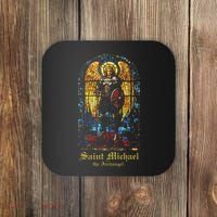 Saint Michael The Archangel St. Michael Stained Glass Coaster thumb 0