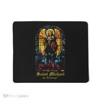 Saint Michael The Archangel St. Michael Stained Glass Mousepad thumb 0