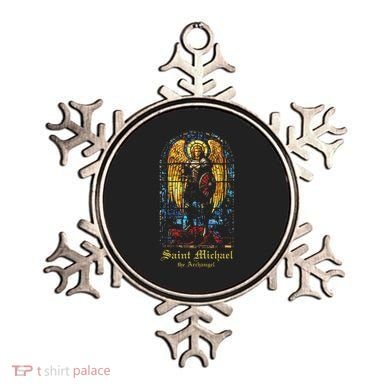 Saint Michael The Archangel St. Michael Stained Glass Ornament