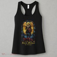 Saint Michael The Archangel St. Michael Stained Glass Women's Tank Top thumb 3