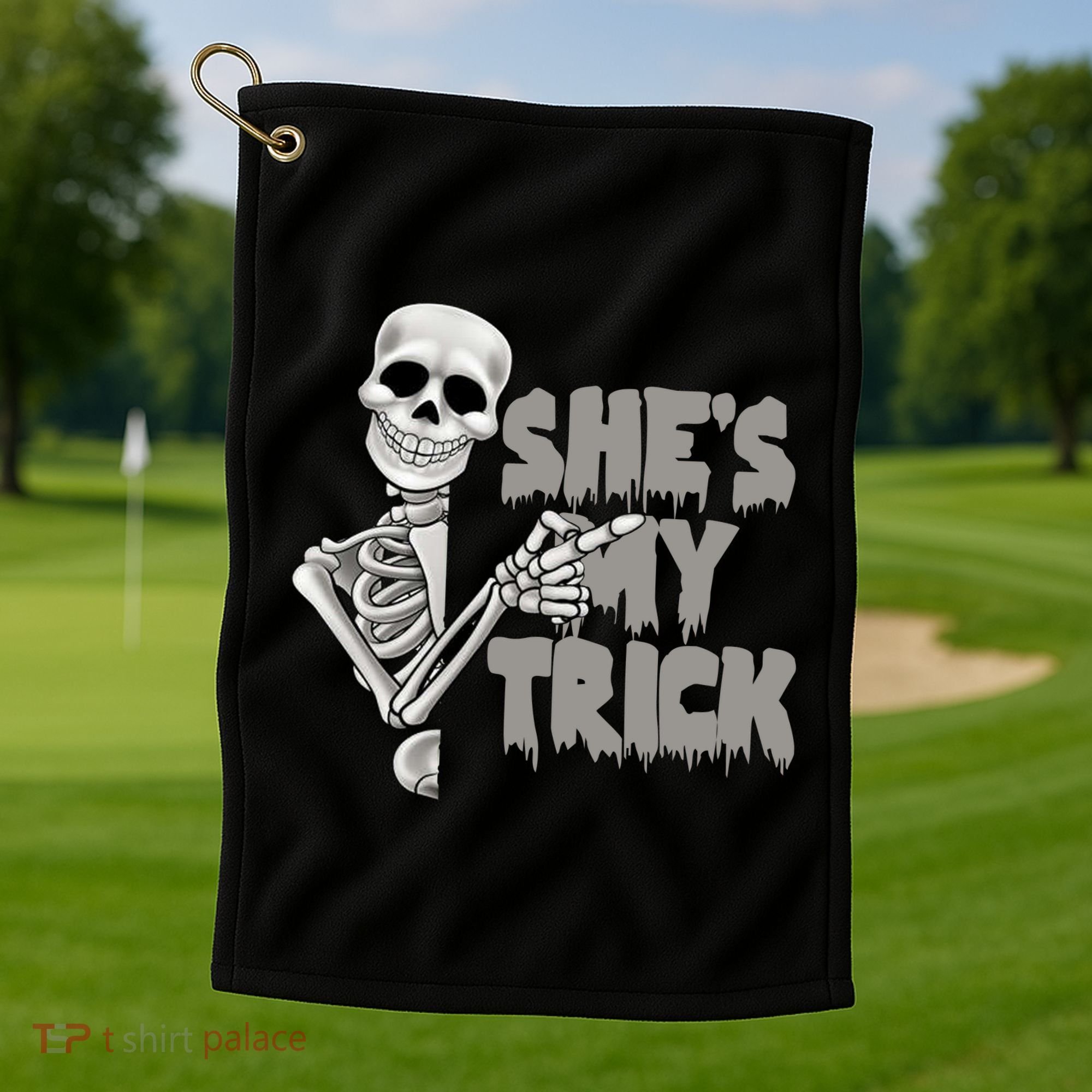 She's My Trick Golf Towel
