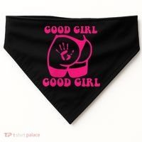Spank Me That's The Only Way I Learn Funny Saying USA-Made Doggie Bandana thumb 0