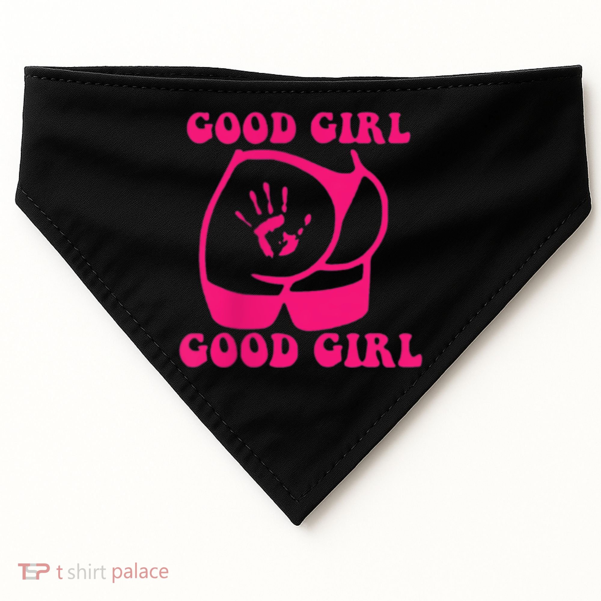 Spank Me That's The Only Way I Learn Funny Saying USA-Made Doggie Bandana