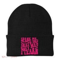 Spank Me That's The Only Way I Learn Funny Saying Beanie thumb 1