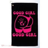 Spank Me That's The Only Way I Learn Funny Saying Golf Towel thumb 0