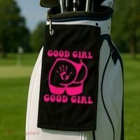 Spank Me That's The Only Way I Learn Funny Saying Golf Towel thumb 3