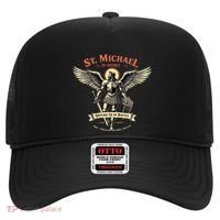 Saint Michael The Archangel Prayer Catholic Christian Pastor Cool Gift Hat thumb 0