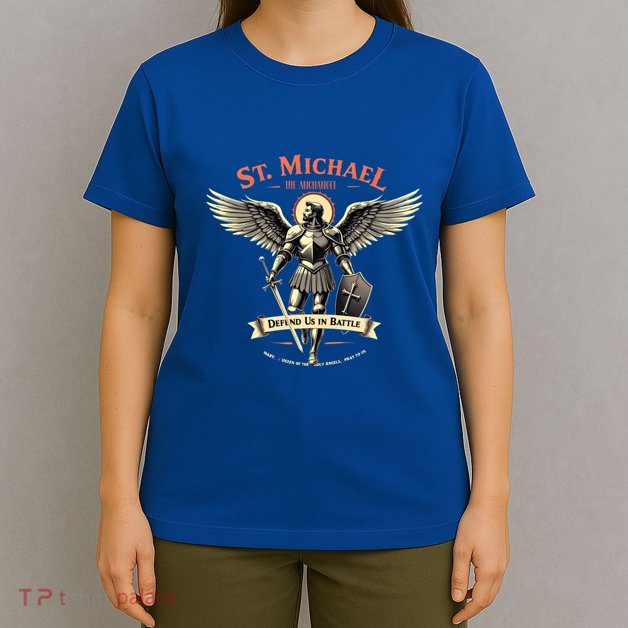 Saint Michael The Archangel Prayer Catholic Christian Pastor Cool Gift T-Shirt