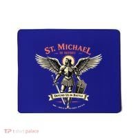 Saint Michael The Archangel Prayer Catholic Christian Pastor Cool Gift Mousepad thumb 0