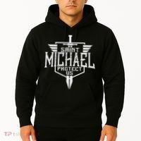 Saint Michael The Archangel Protect Us Catholic Hoodie thumb 2