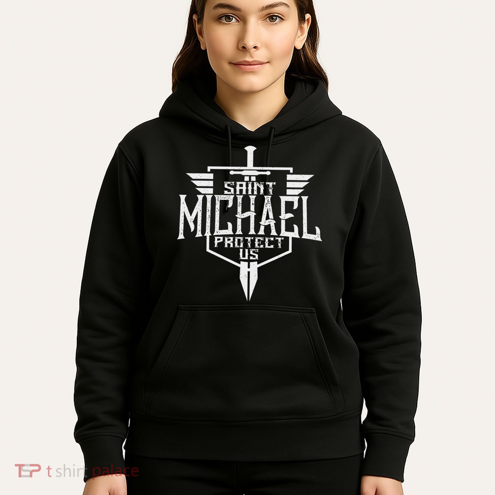 Saint Michael The Archangel Protect Us Catholic Hoodie