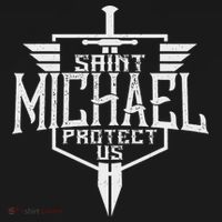 Saint Michael The Archangel Protect Us Catholic Long Sleeve Shirt thumb 2