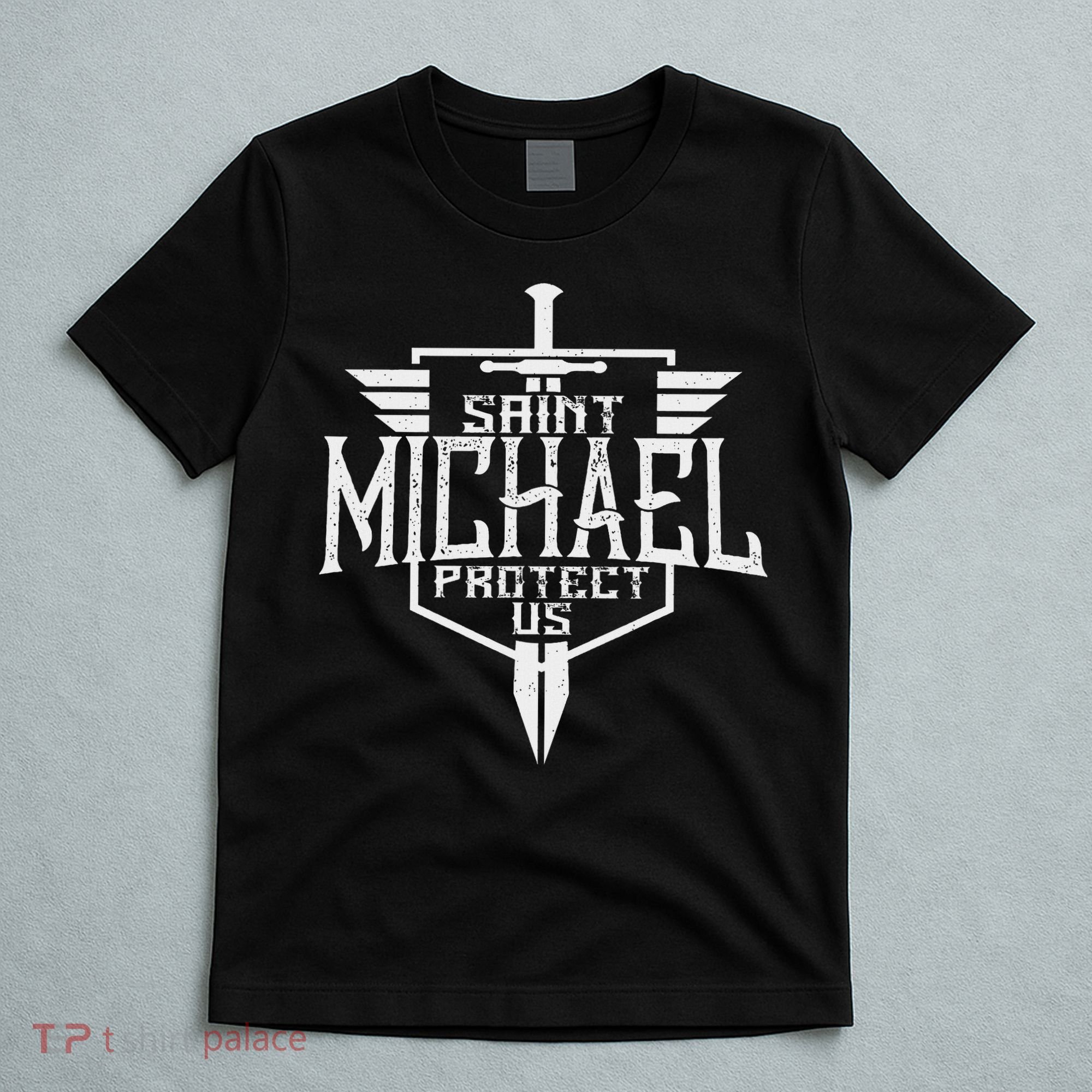 Saint Michael The Archangel Protect Us Catholic T-Shirt