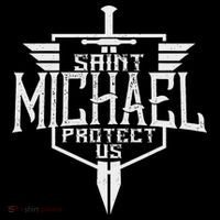 Saint Michael The Archangel Protect Us Catholic Women's Hoodie thumb 2
