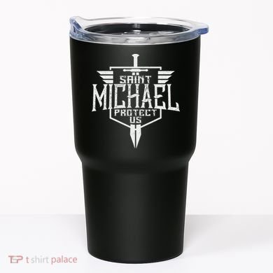 Saint Michael The Archangel Protect Us Catholic Tumbler