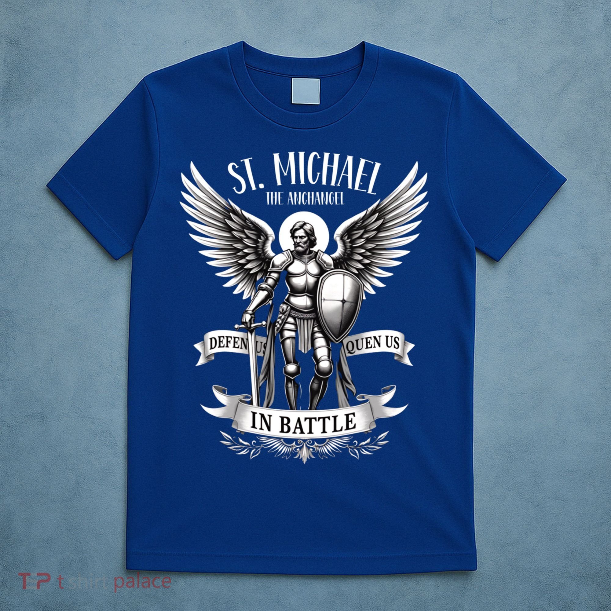 Saint Michael The Archangel Prayer Catholic Christian Pastor Gift T-Shirt