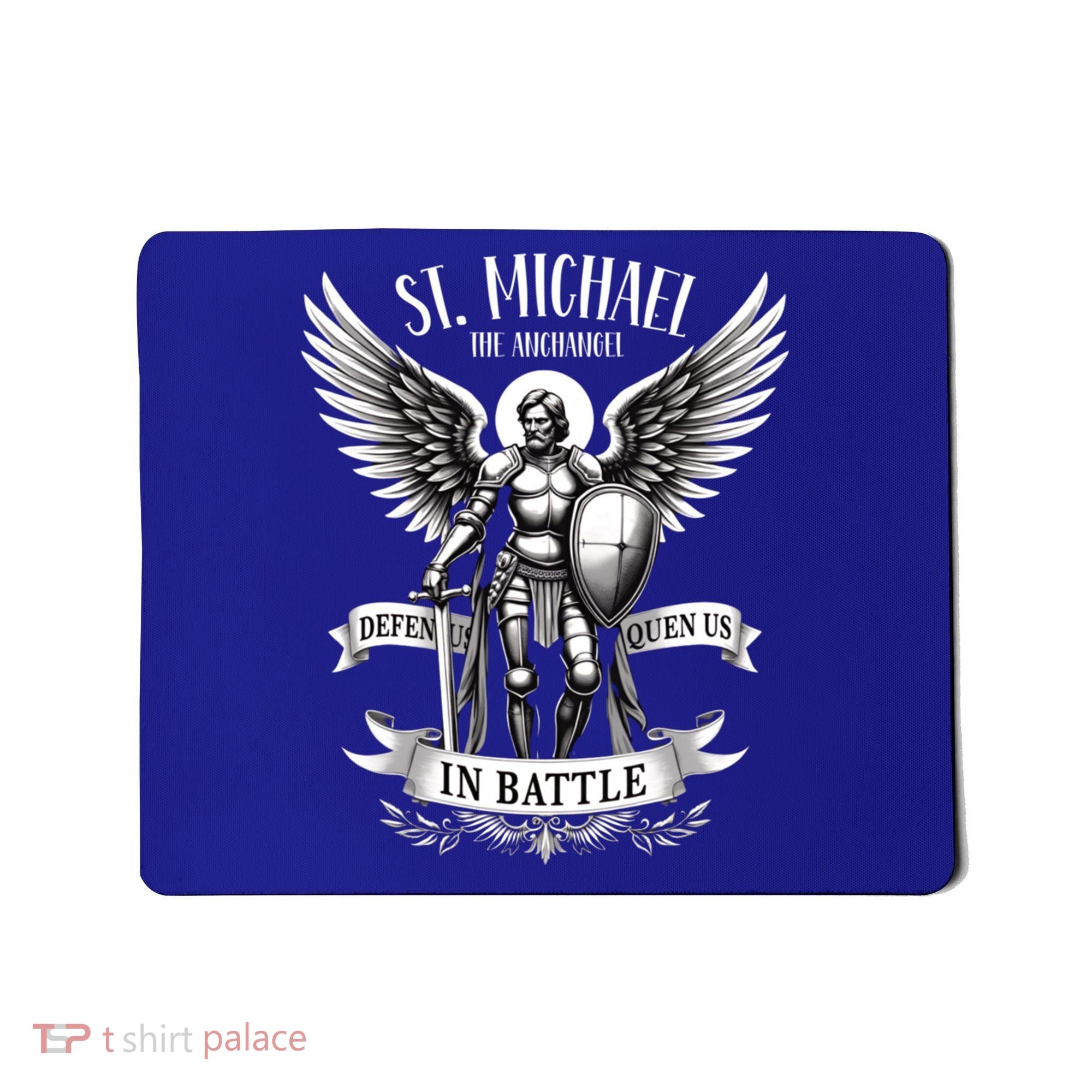 Saint Michael The Archangel Prayer Catholic Christian Pastor Gift Mousepad