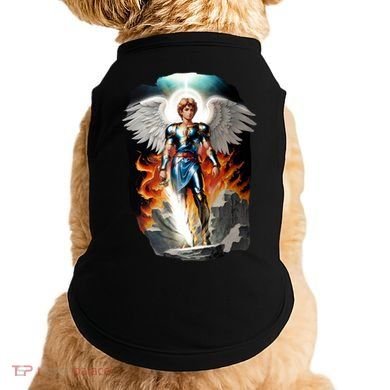 Saint Michael The Archangel Doggie Tank